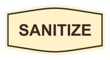 Signs ByLITA Fancy Sanitize Sign