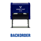 Backorder Self Inking Rubber Stamp