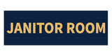 Signs ByLITA Basic Janitor Room Sign