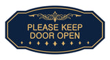 Victorian Please Keep Door Open Wall or Door Sign