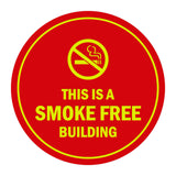Signs ByLITA Circle This is a smoke free building Sign