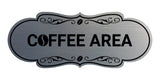 Designer Coffee Area Wall or Door Sign
