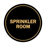 Signs ByLITA Circle Sprinkler Room Sign