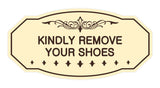 Victorian Kindly Remove Your Shoes Sign