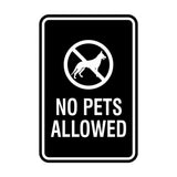 Signs ByLita Classic Framed No Pets Allowed Sign