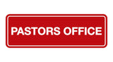 Signs ByLITA Standard Pastors Office Sign