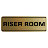 Riser Room Door / Wall Sign