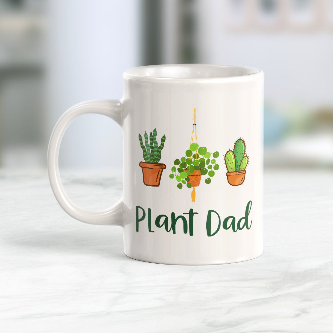 Plant Dad 11oz Coffee Mug - Funny Novelty Souvenir