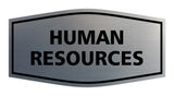 Signs ByLITA Fancy Human Resources Sign with Adhesive Tape, Mounts On Any Surface, Weather Resistant, Indoor/Outdoor Use