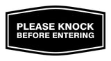 Signs ByLITA Fancy Please Knock Before Entering Sign