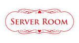 Signs ByLITA Designer Server Room Sign