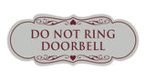 Signs ByLITA Designer Do Not Ring Doorbell Sign
