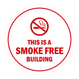 Signs ByLITA Circle This is a smoke free building Sign