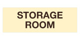 Ivory/Dark Brown Signs ByLITA Basic Storage Room