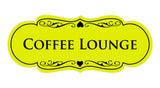 Signs ByLITA Designer Coffee Lounge Sign