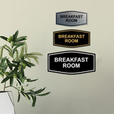 Signs ByLITA Fancy Breakfast Room Sign