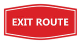 Signs ByLITA Fancy Exit Route Sign