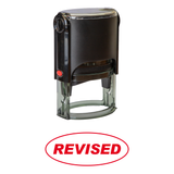 Revised Self Inking Rubber Stamp (Oval Body) Size 1-5/8