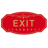 EXIT Victorian Door / Wall Sign