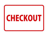 Signs ByLITA Classic Checkout Sign
