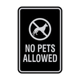 Signs ByLita Classic Framed No Pets Allowed Sign