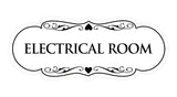 Signs ByLITA Designer Electrical Room Sign