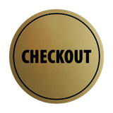 Signs ByLITA Circle Checkout Sign