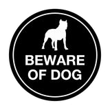 Signs ByLITA Circle Beware Of Dog Sign