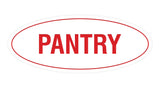 Signs ByLITA Oval Pantry Sign