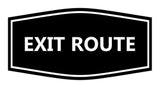 Signs ByLITA Fancy Exit Route Sign