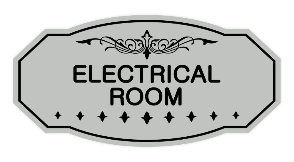 Victorian Electrical Room Sign
