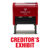 Creditor's Exhibit Self Inking Rubber Stamp