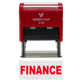 Finance Self-Inking Office Rubber Stamp