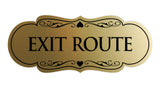Signs ByLITA Designer Exit Route Sign