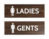 Signs ByLITA Basic Ladies and Gents Sign Set