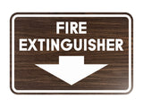 Signs ByLITA Classic Framed Fire Extinguisher