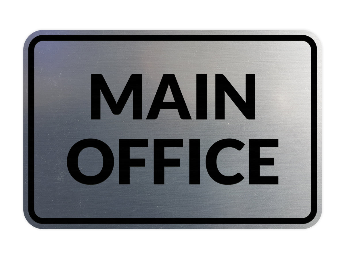 Signs ByLITA Classic Framed Main Office Sign