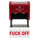 FUCK OFF Self-Inking Office Rubber Stamp