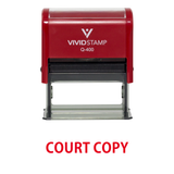 Court Copy Self Inking Rubber Stamp