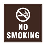 Square No Smoking Sign