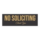 Basic No Soliciting Sign