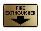 Signs ByLITA Classic Framed Fire Extinguisher