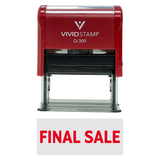 Basic FINAL SALE Self-Inking Office Rubber Stamp