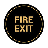 Signs ByLITA Circle Fire Exit Sign