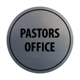 Signs ByLITA Circle Pastors Office Sign