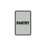 Portrait Round Pantry Sign