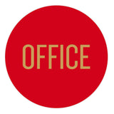 Circle OFFICE Wall / Door Sign
