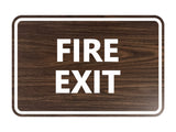 Signs ByLITA Classic Fire Exit Sign