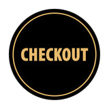 Signs ByLITA Circle Checkout Sign