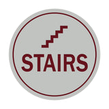 Sign By LITA Circle Stairs Sign
